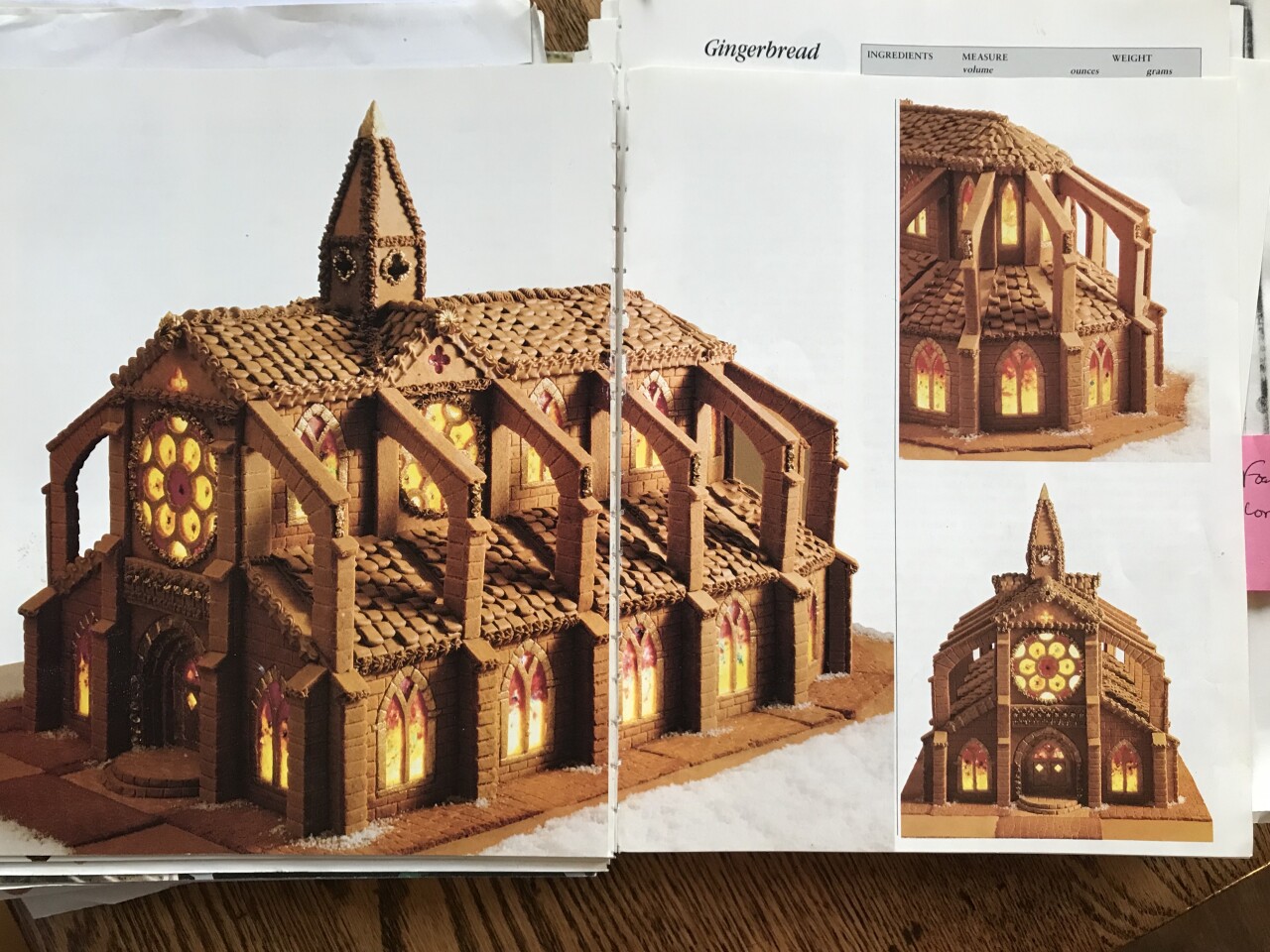Gingerbread Notre Dame cathedral