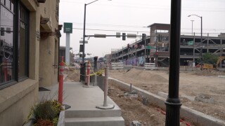 Construction outside Thalassa Beauty Spa