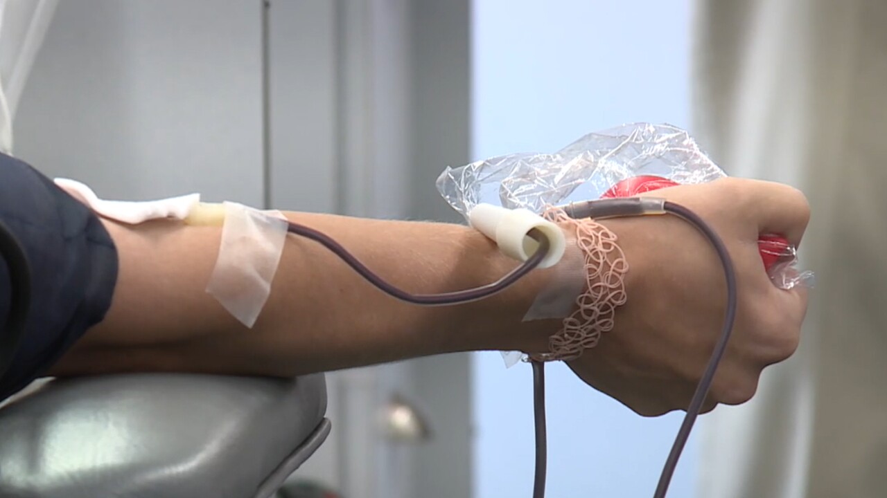 File photo of a patient donating convalescent plasma.jpg
