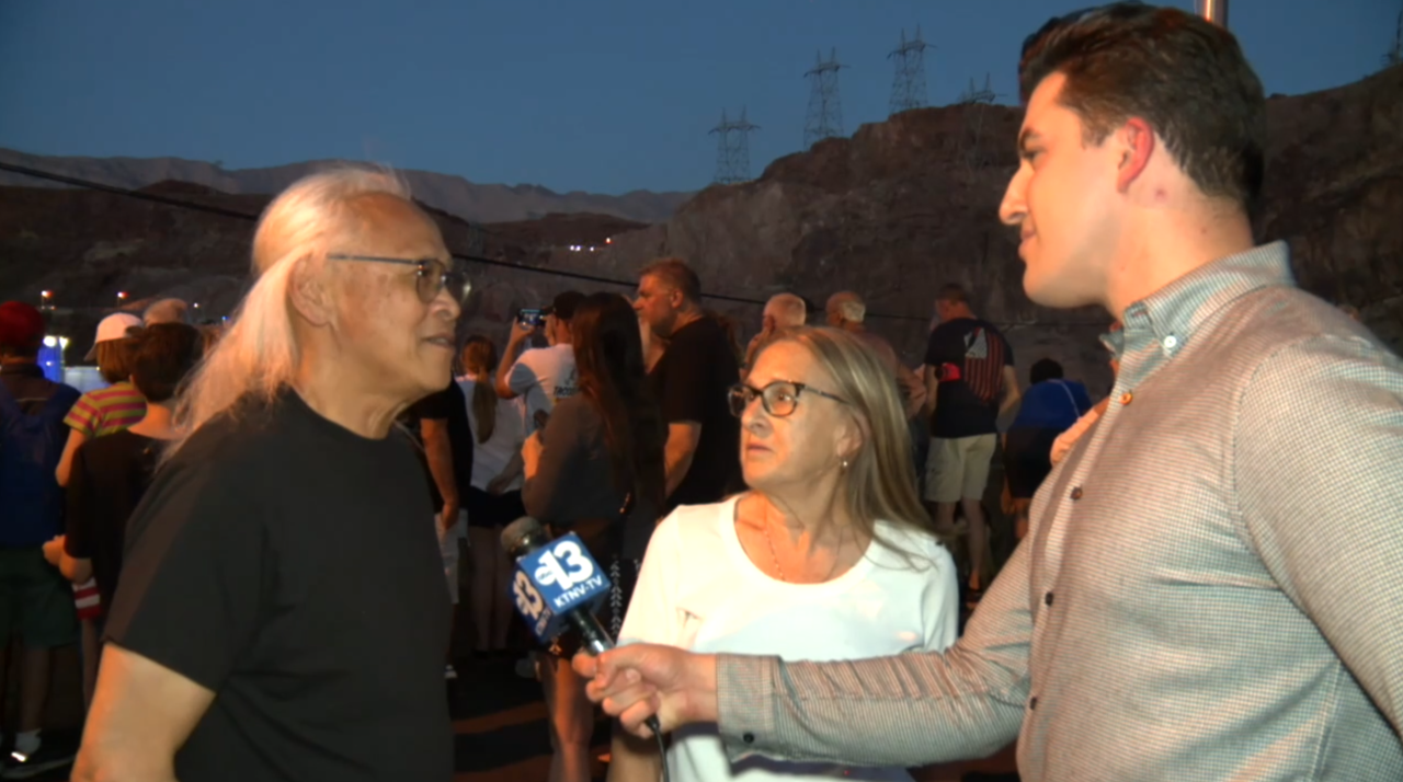 Hoover Dam draped in giant American flag to celebrate the nation's 250th birthday