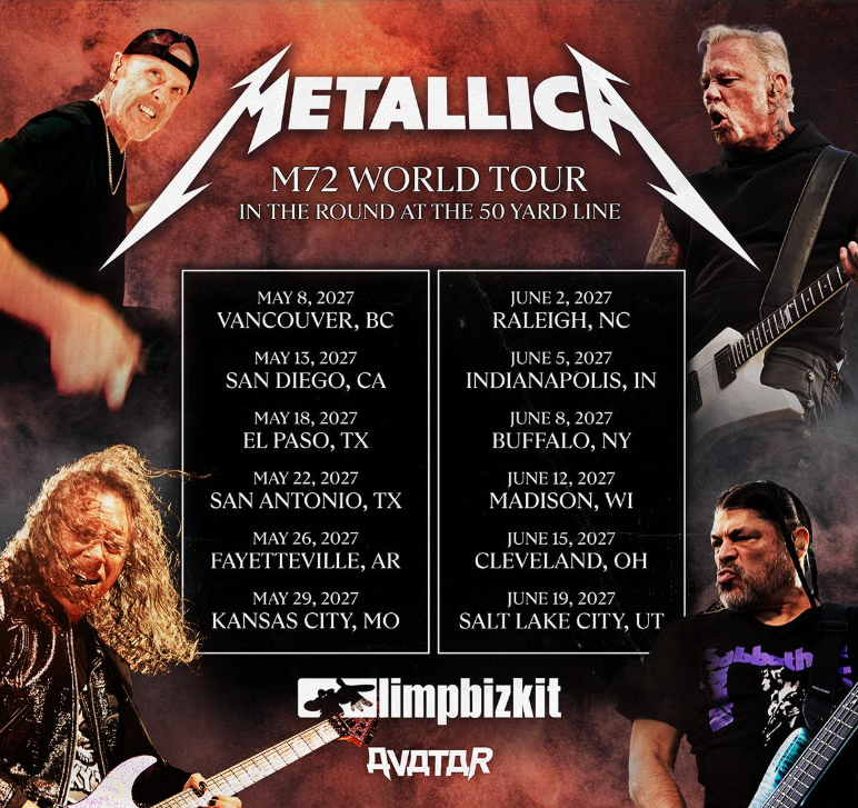 Metallica to Arrowhead
