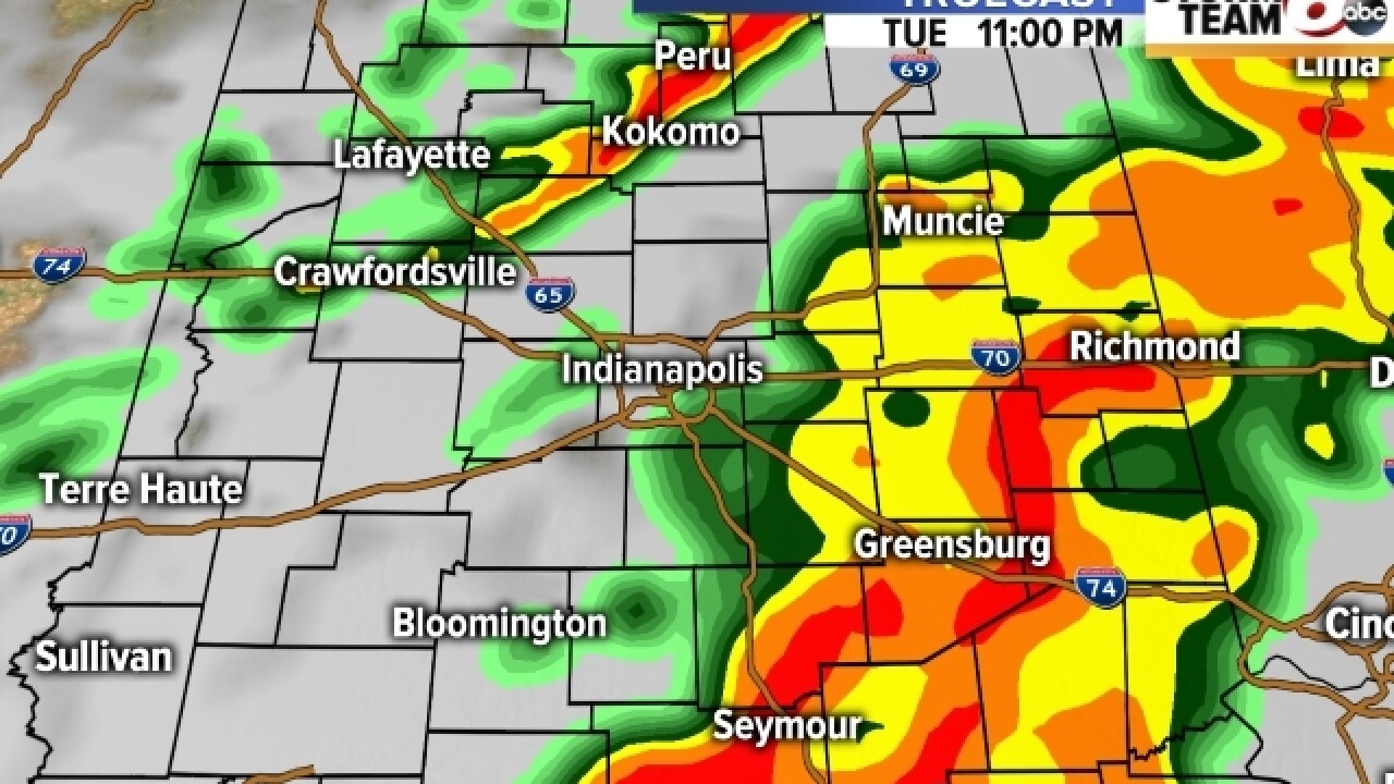 TIMELINE: When will severe weather hit?