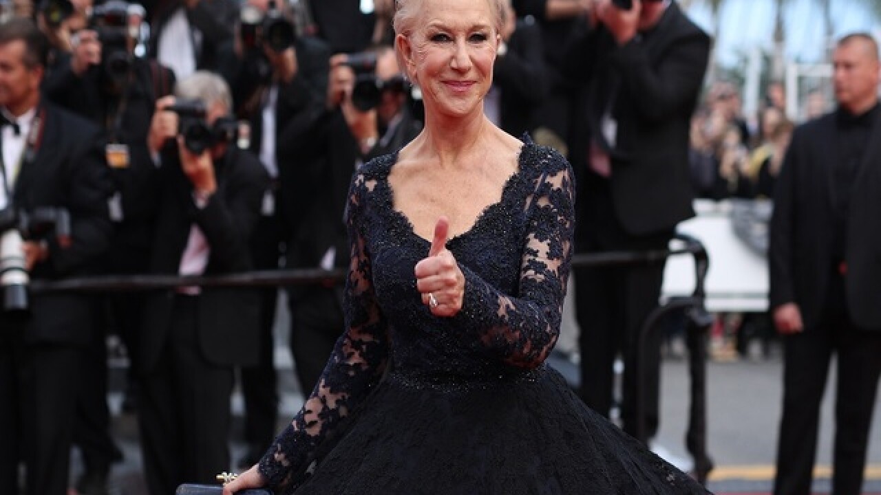 Helen Mirren among stars at AIDS fundraiser