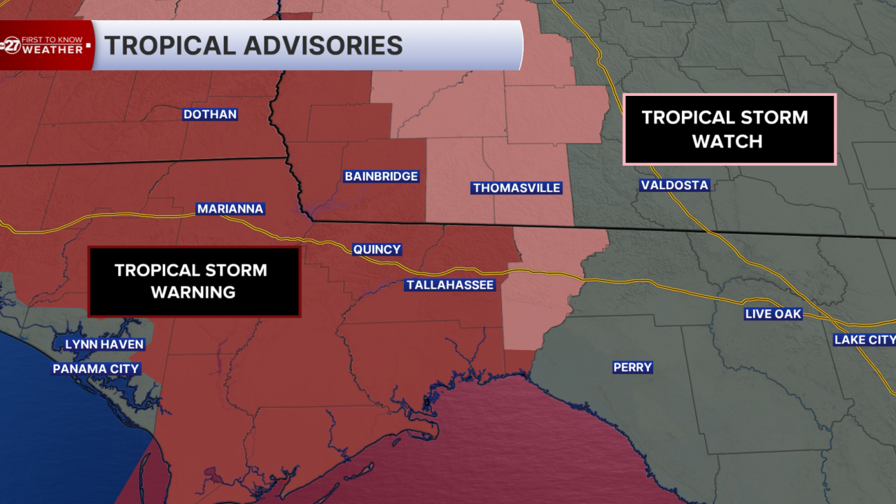 Isaias Tropical storm advisories 10-8-2026 11 A.M.