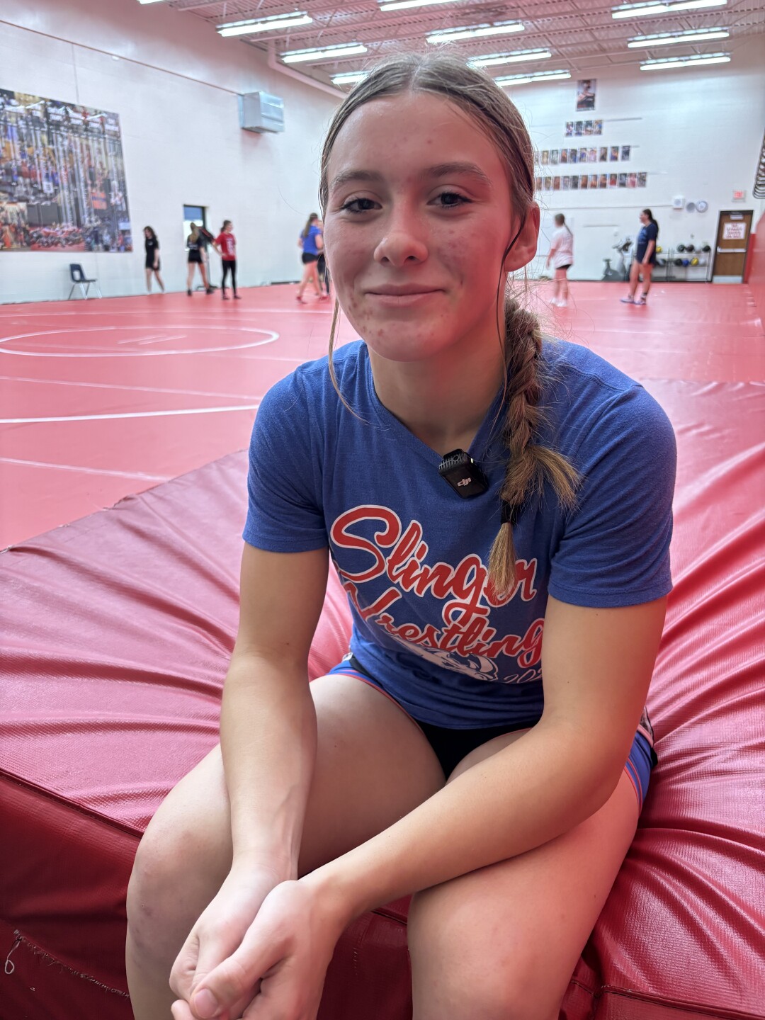 Brianna Gehring is a sophomore on the Slinger Girls Wrestling team