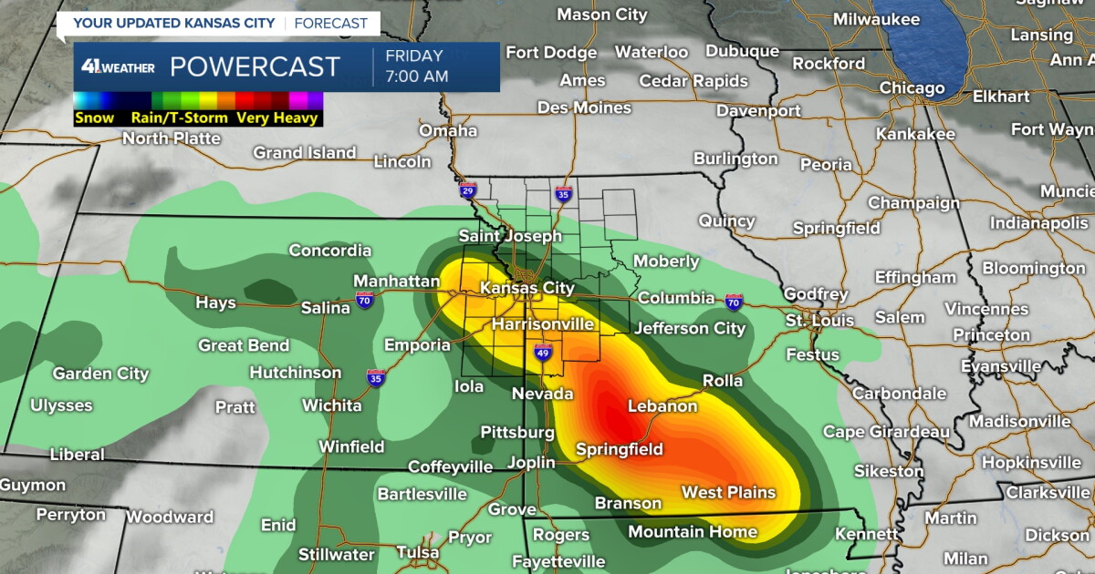 KSHB 41 Weather Blog | Kansas City has 1 storm system to track this week