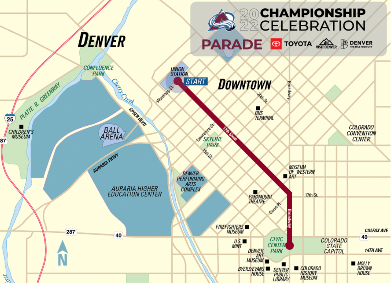 Avs Parade Route
