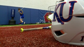 KU Softball Player