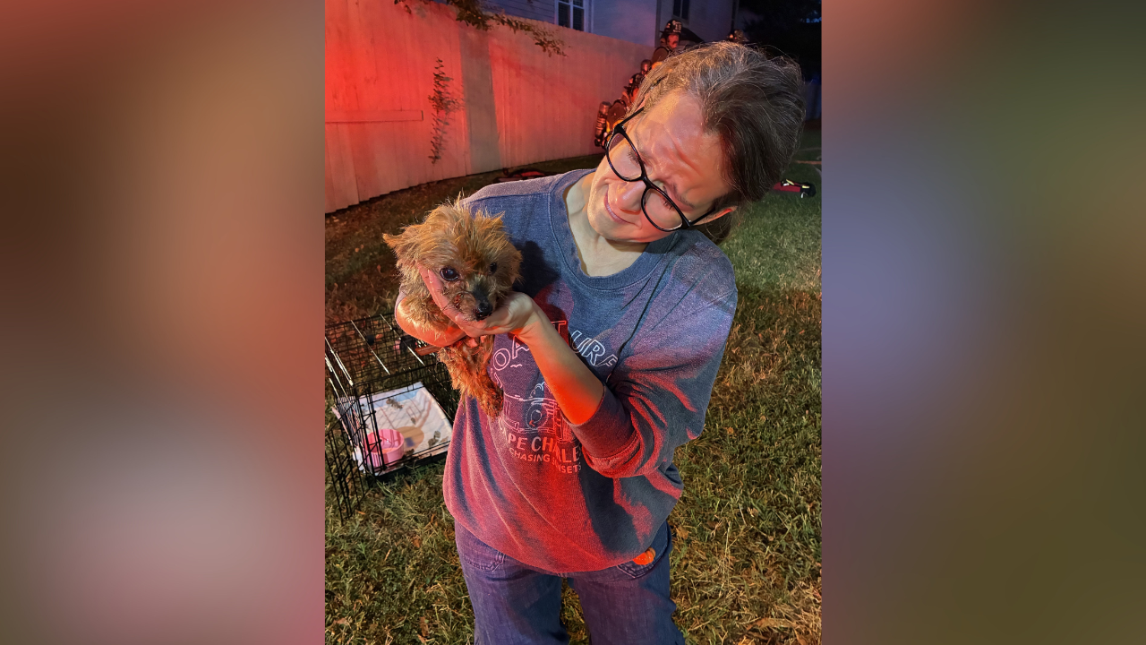 Chesapeake firefighters rescue elderly resident, revive dog after condo fire
