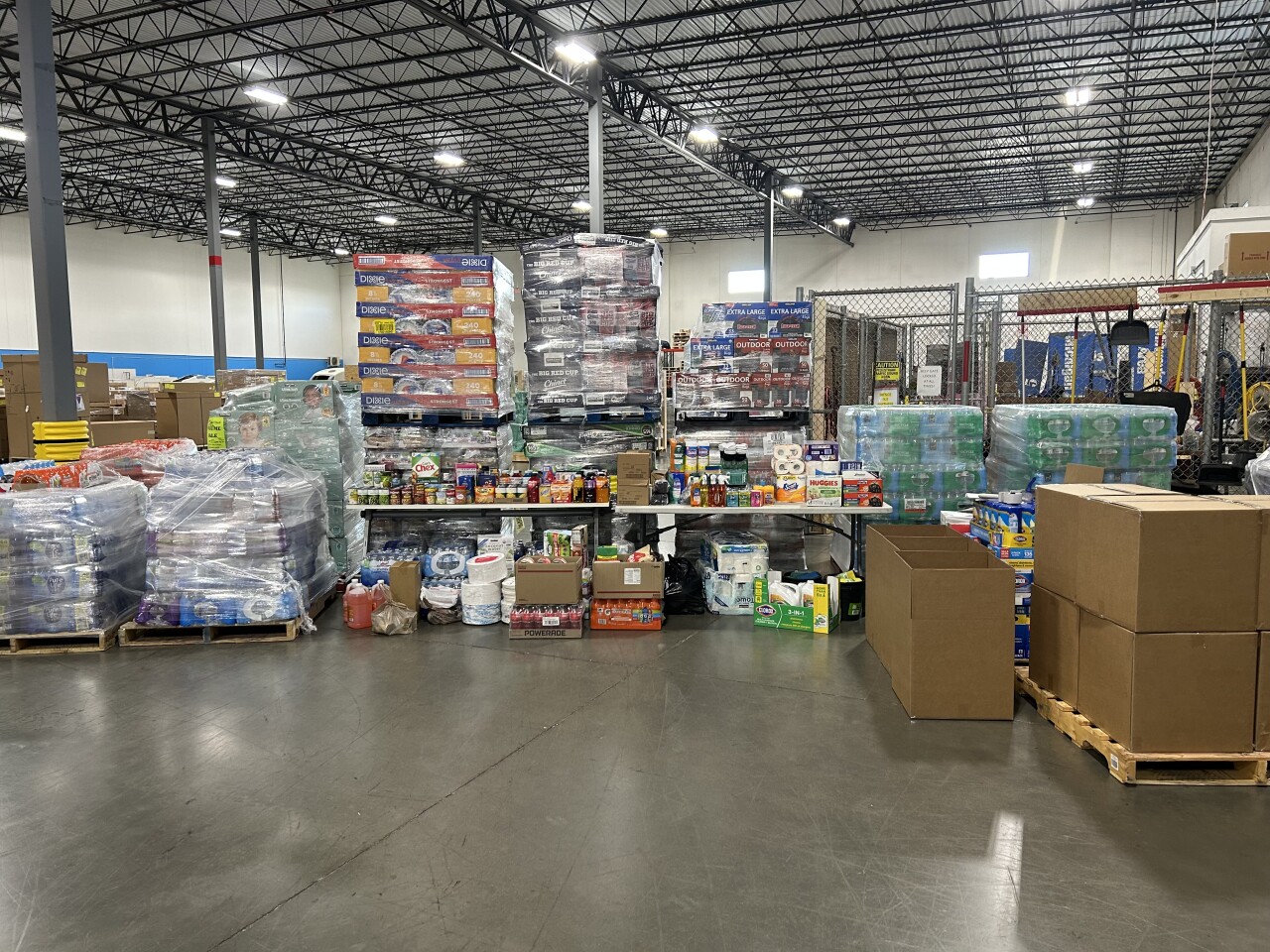All of the items collected