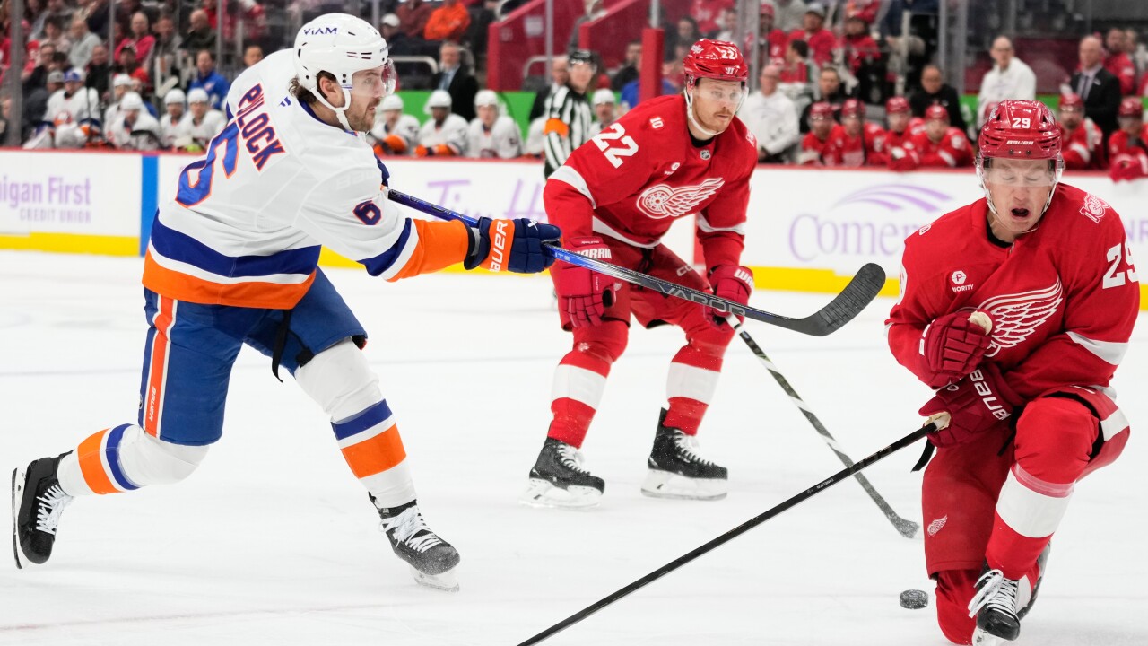 Islanders Red Wings Hockey