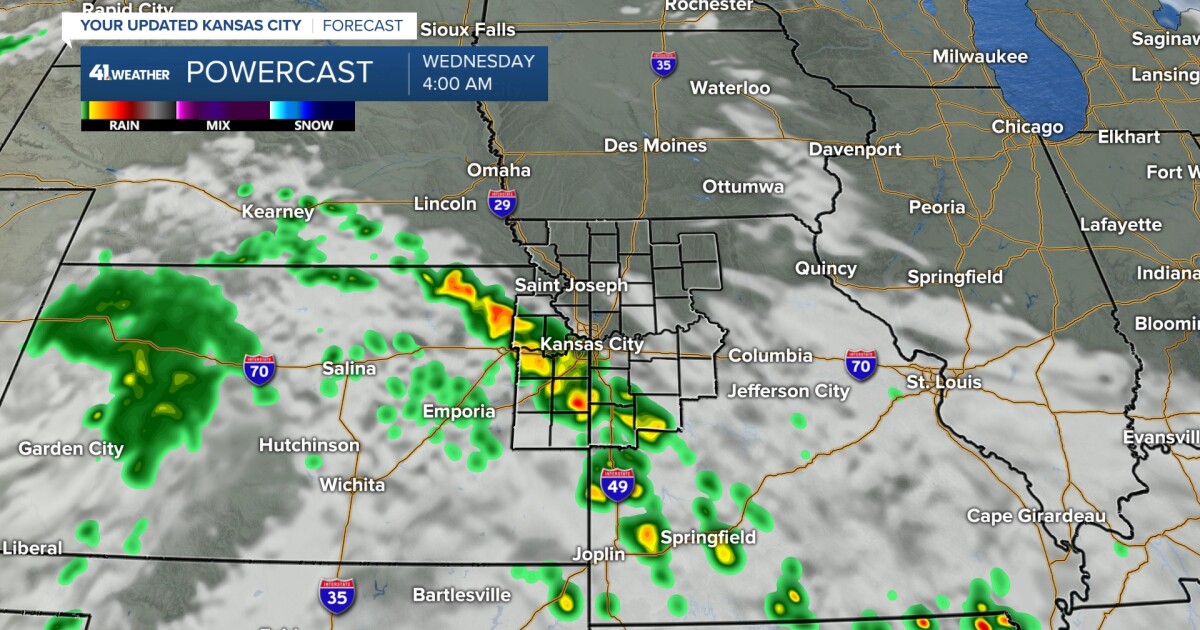 KSHB 41 Weather Blog reasing Rain and Thunderstorm Chances