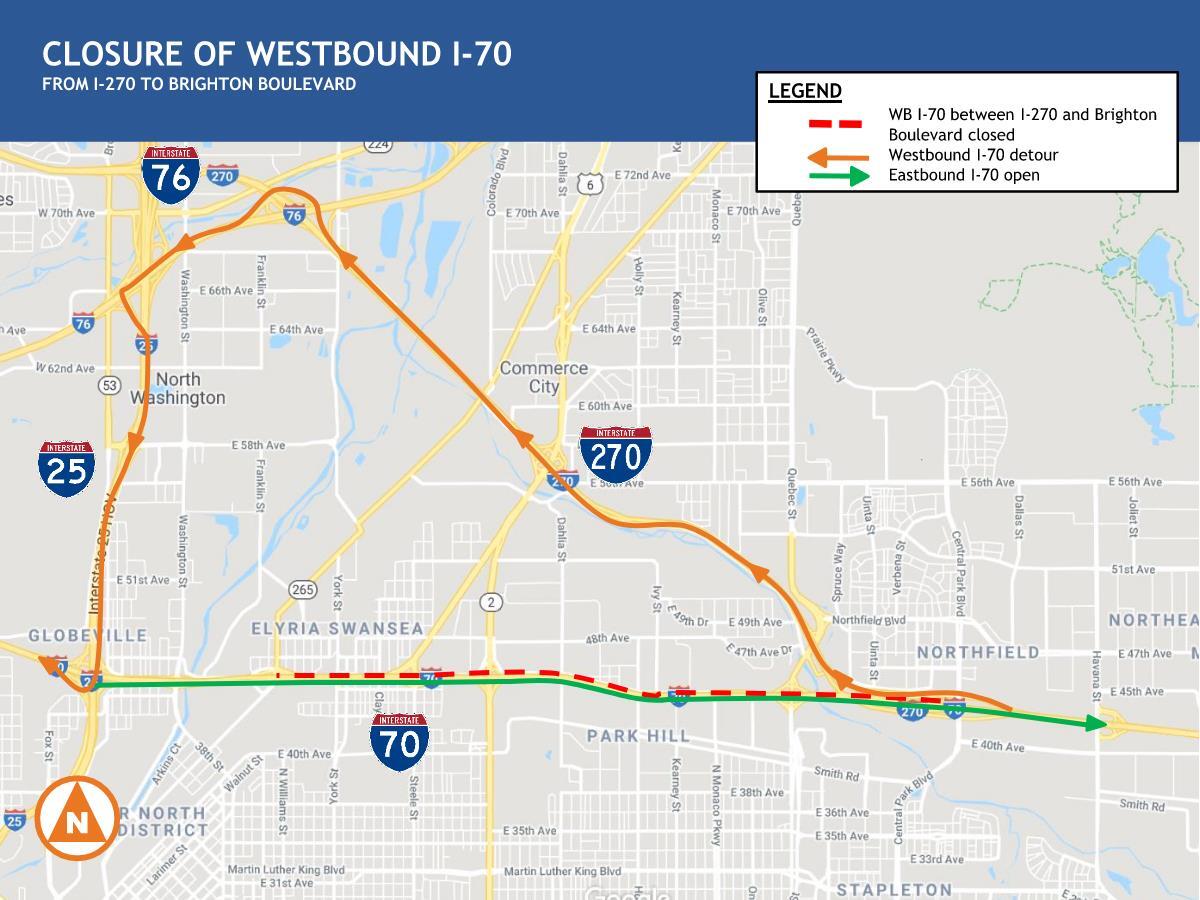 westbound i-70 closure central 70 project.jpg