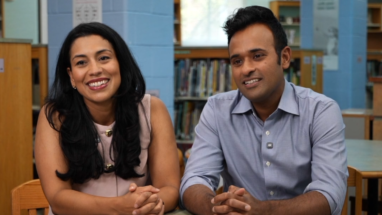Vivek and Apoorva Ramaswamy