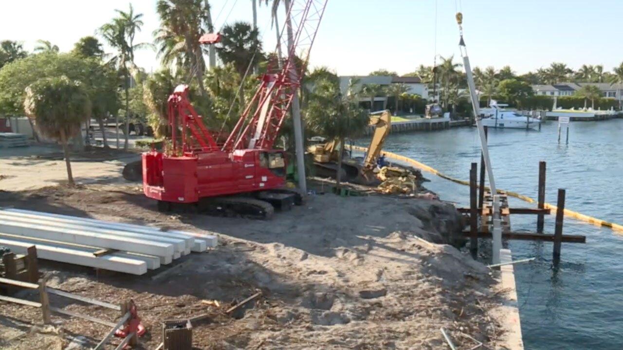 Wildflower Park in Boca Raton construction, April 25, 2021