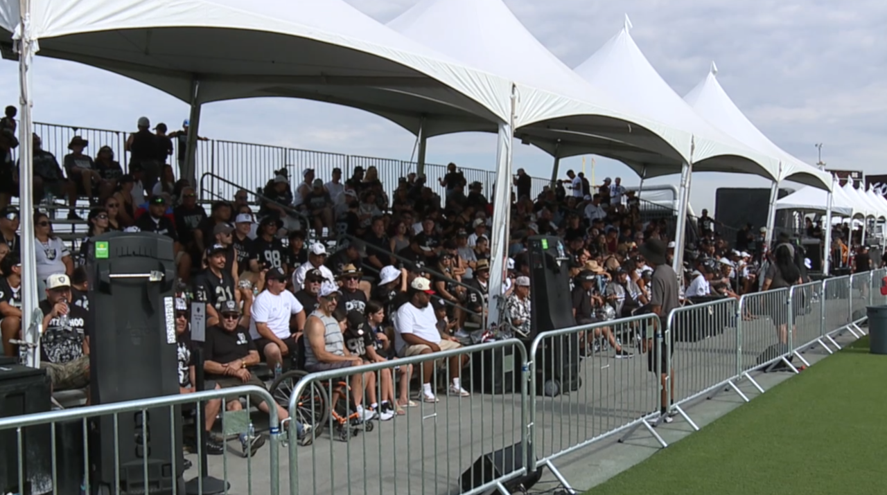 Raiders fans bring optimism to training camp as Fernando Mendoza gets first-team reps