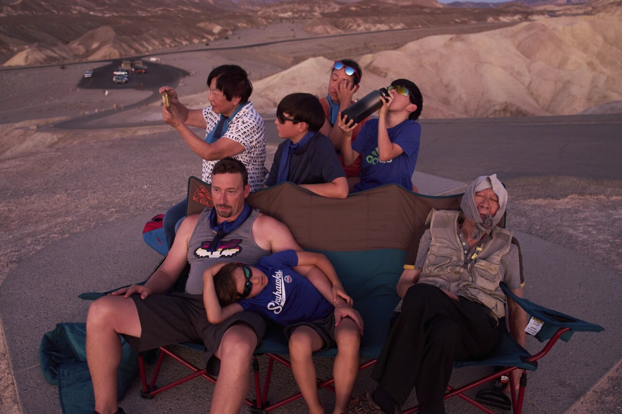 APTOPIX Climate Death Valley Heat Safety