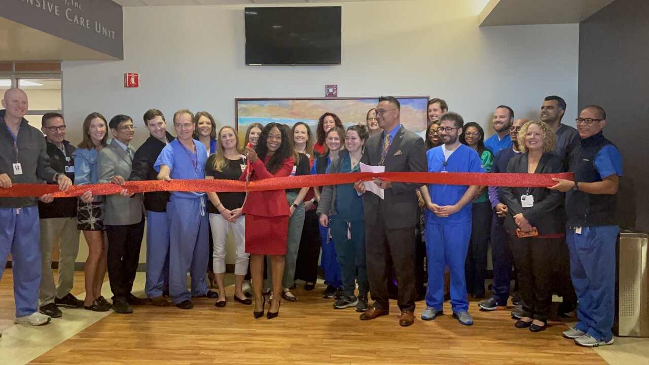 Baylor Scott & White NICU Unit ribbon cutting