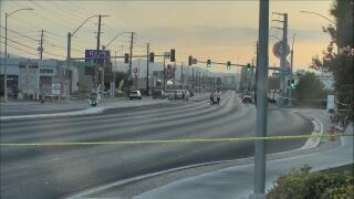 One person dead after overnight crash on Sammy Davis Jr Drive near Las Vegas Strip