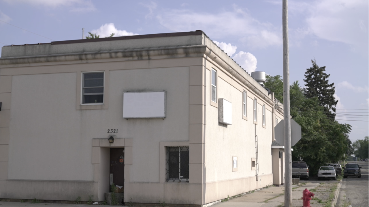 Outside of the former Gus's Bar