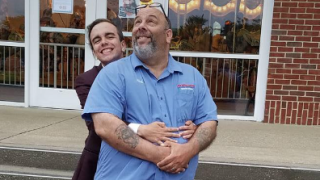 Josh Dibuono and his dad Nick 