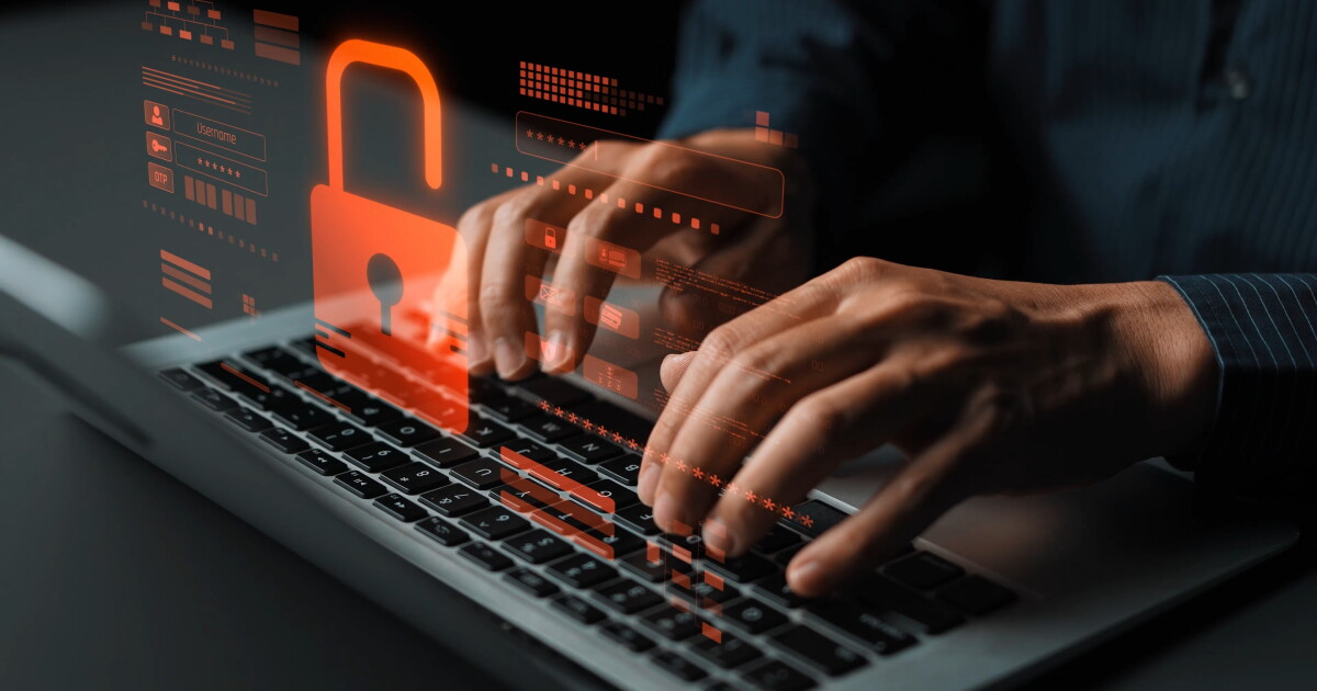 Photo: scrippsnews.com A person types on their laptop