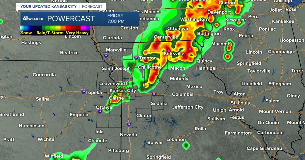 KSHB 41 Weather Blog | Severe thunderstorm potential Friday for Kansas City