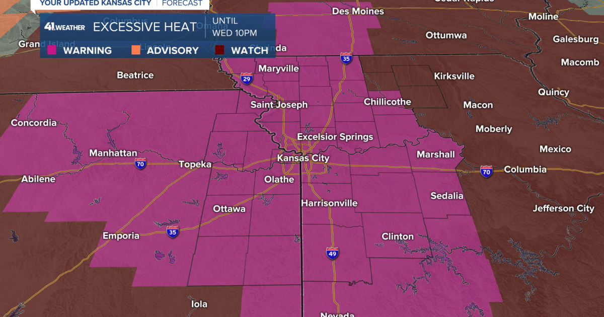 National Weather Service issues excessive heat warning for Kansas City ...