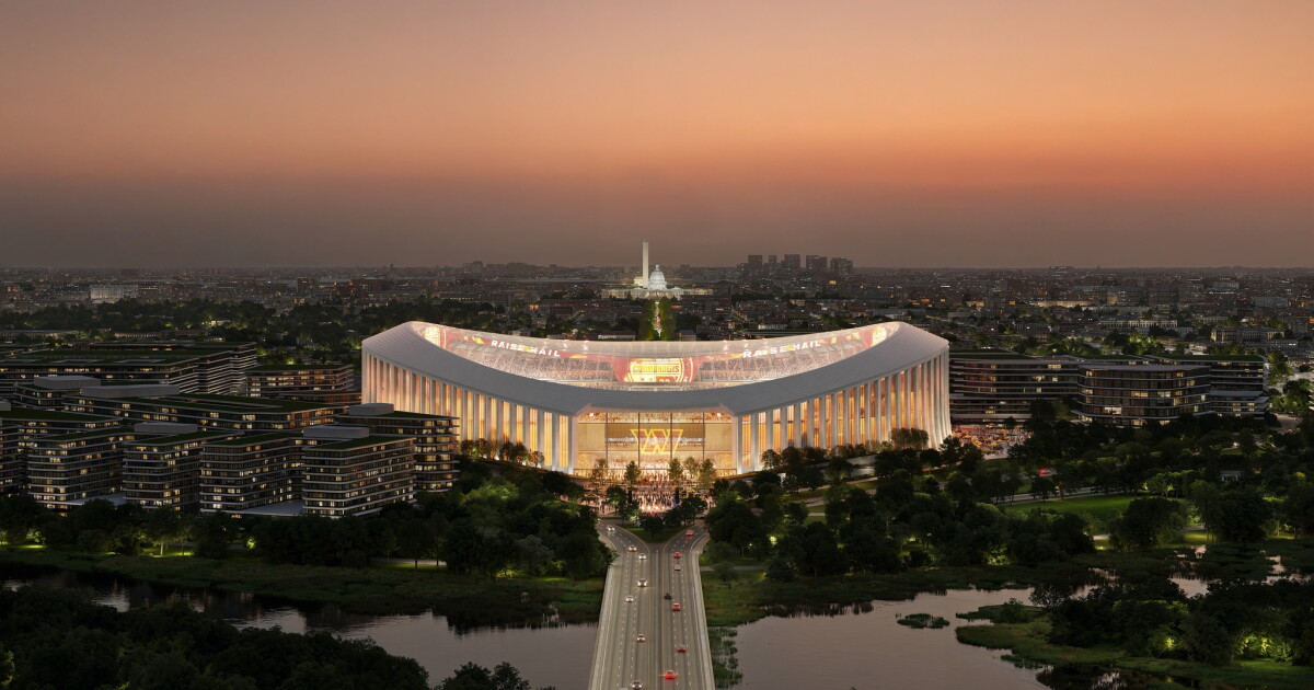 Washington Commanders unveil renderings for new 70,000seat stadium at