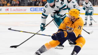 Sharks Predators Hockey