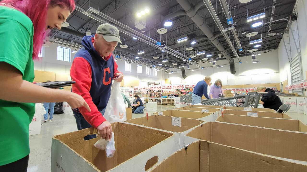 Toys for Tots volunteers
