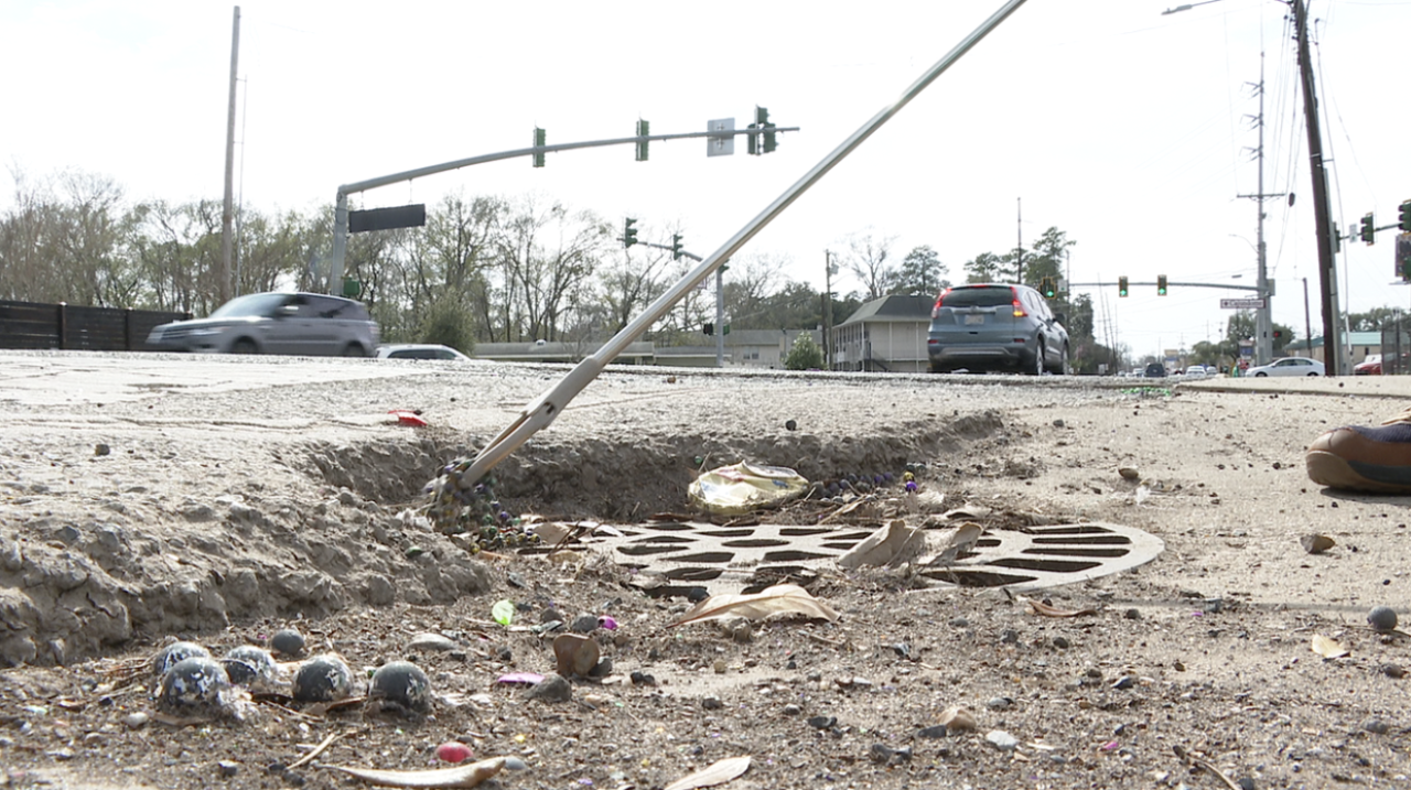 Post-parade bead pollution