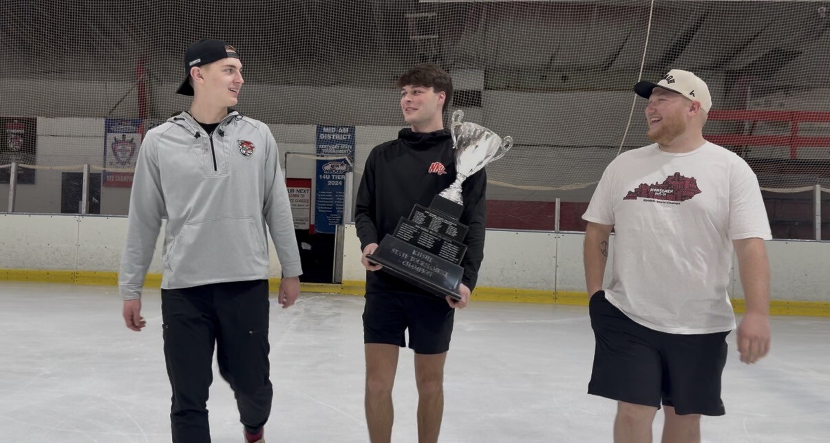 Bringing home the trophy to NKIC