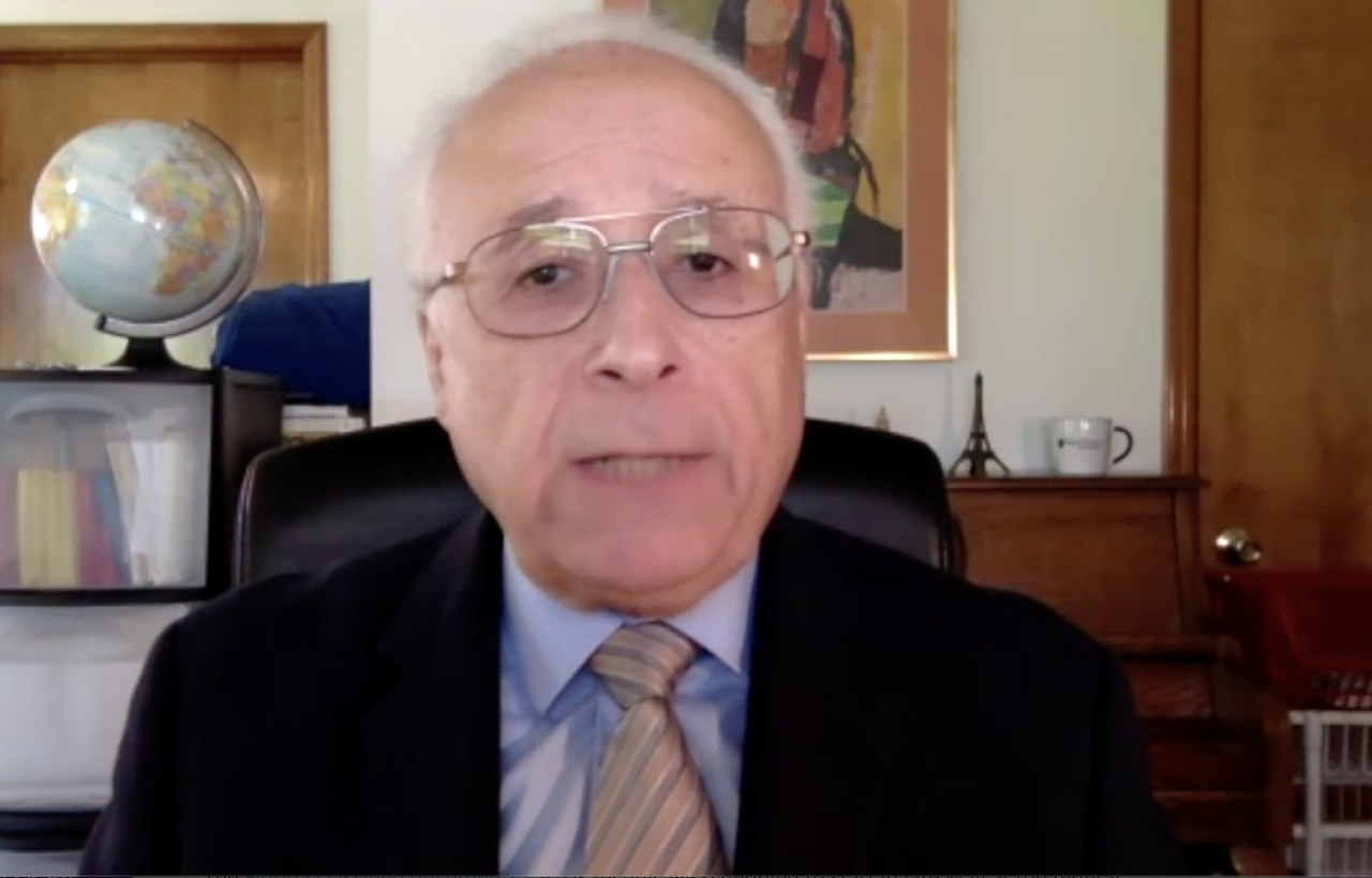 Alain Sanders political science professor of emeritus at Saint Peter's University April 15 2024png