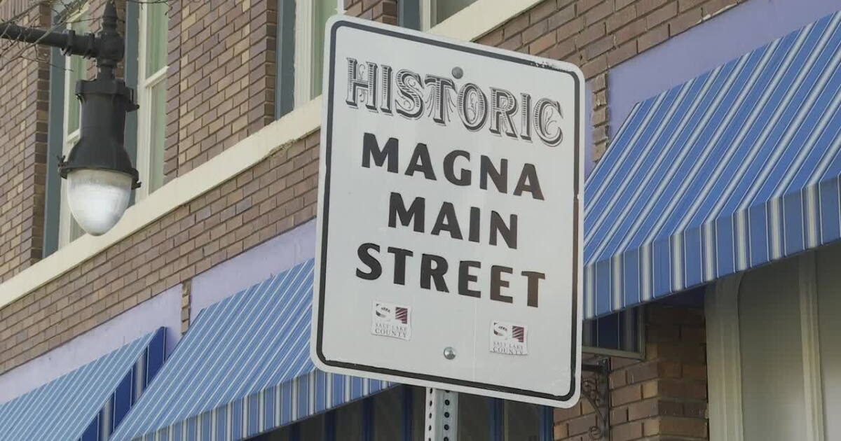 Magna Rd Sign 5 years after earthquake, Magna community still rebuilding