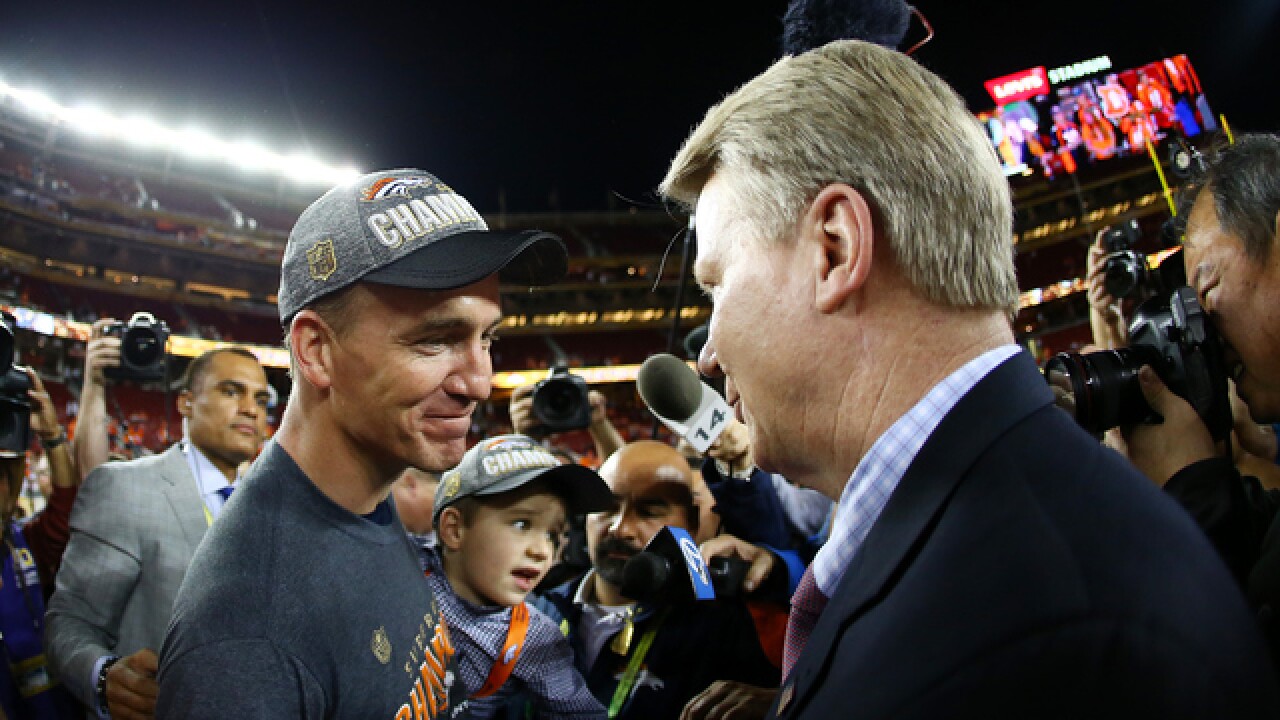 PHOTOS: Peyton Manning celebrates Super Bowl win