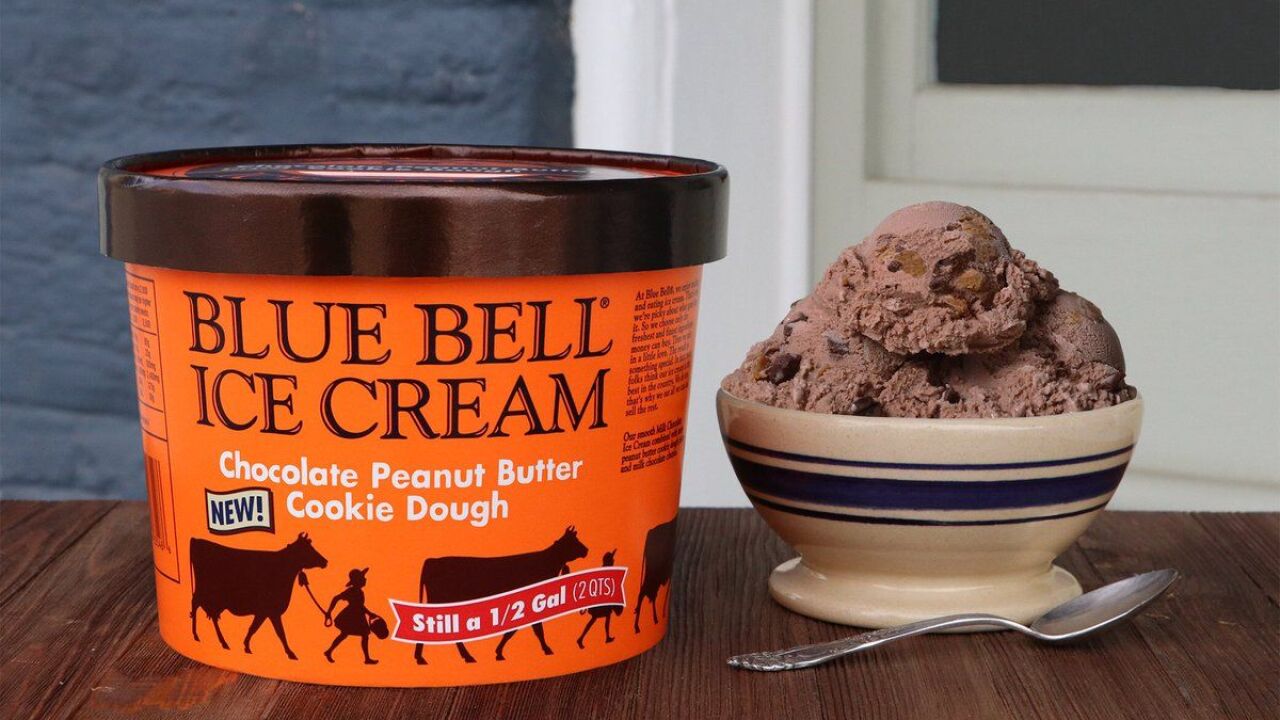 Blue Bell releases new Chocolate Peanut Butter Cookie Dough ice cream