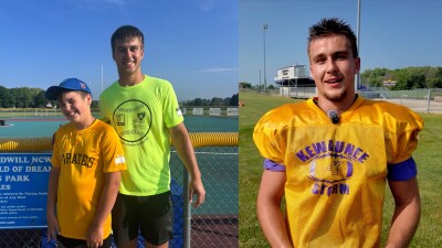More than football: Kewaunee’s Dane Harrell makes impact on and off the field