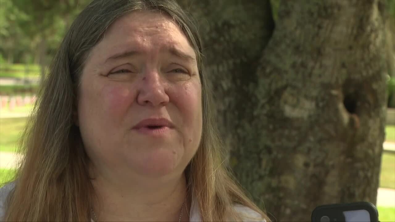 Karen Hirstius, who is the financial secretary and the chaplain of Treasure Coast Blue Star Mothers, said "they are going through a lot of the same things that I’m going through and not knowing what’s going on with their kids." Sept. 17, 2023