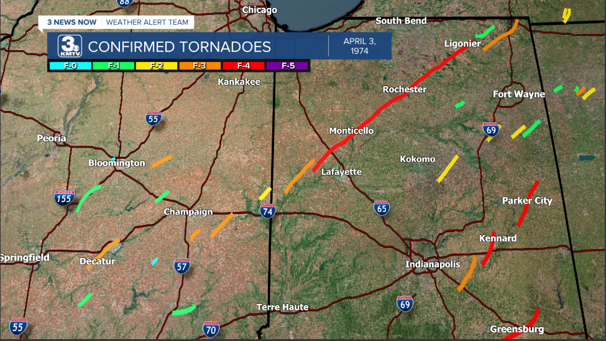 WX HISTORY SPECIAL | 50 Years Ago: The Super Outbreak of April 3, 1974