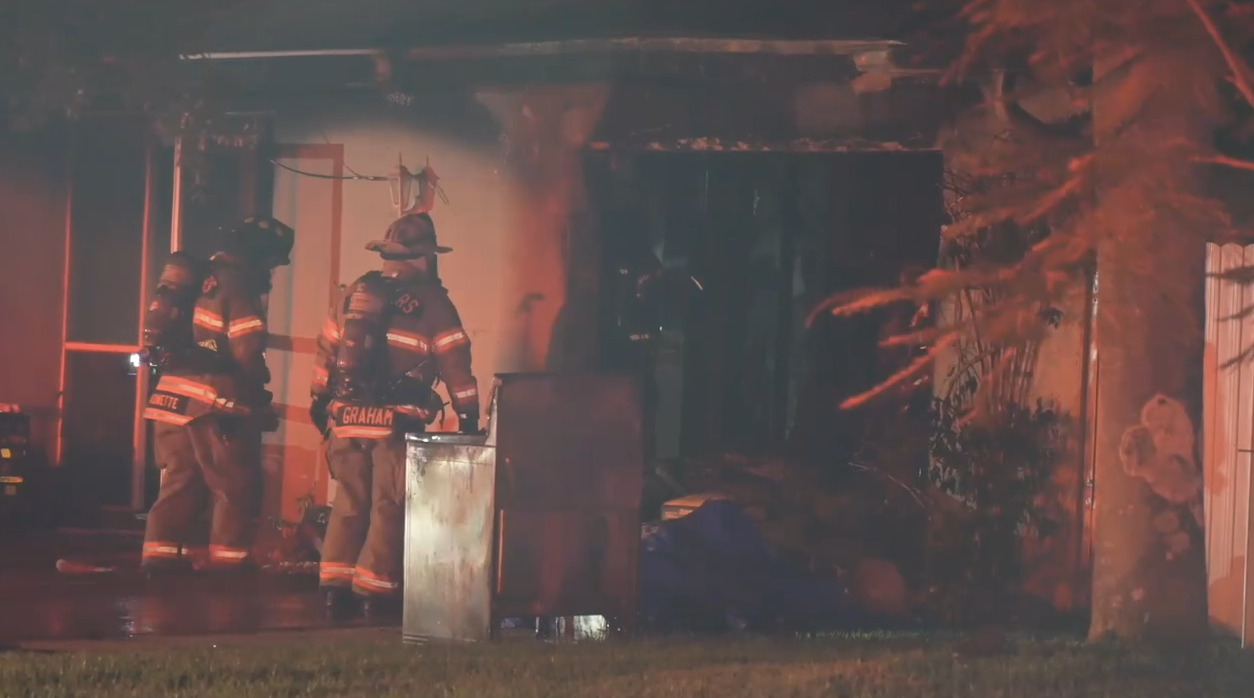Garage fire on Westminster Dr in Fort Myers