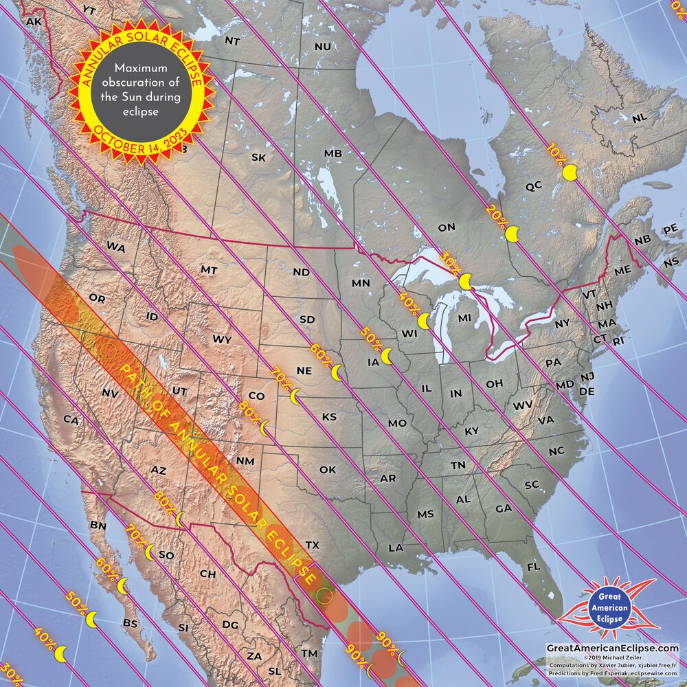 Annular Solar Eclipse - October 14, 2023