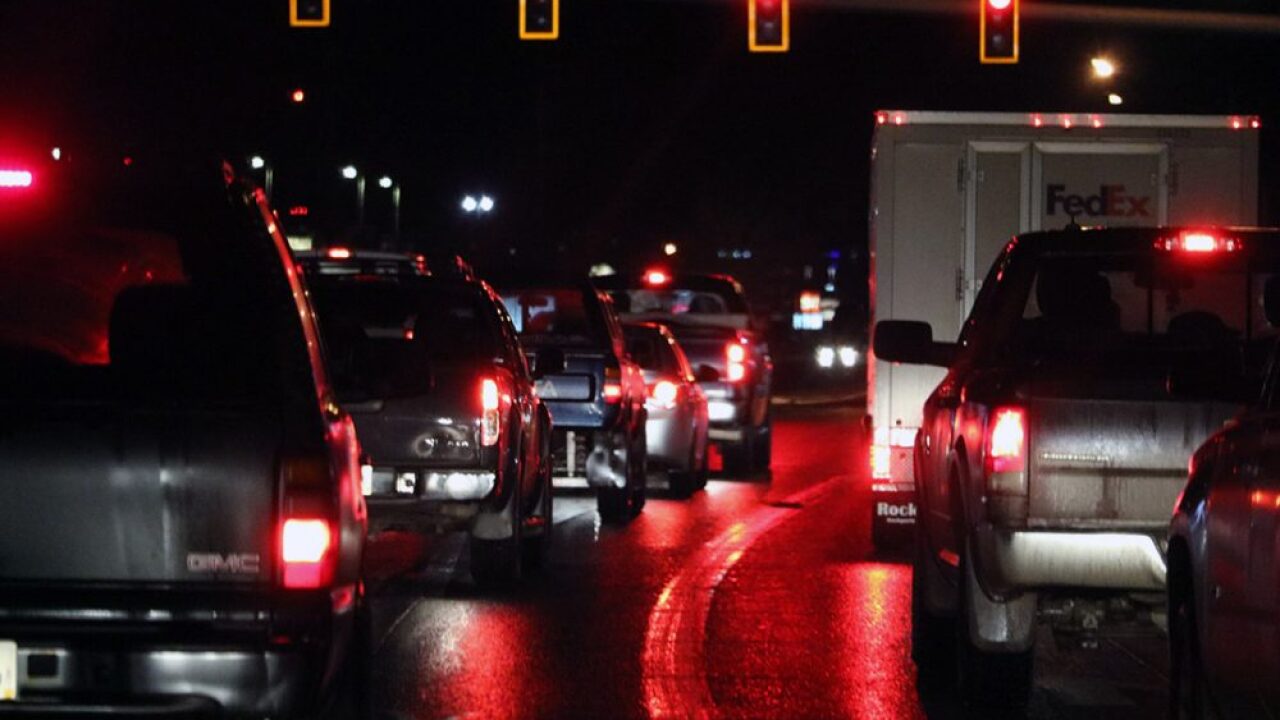 Missoula Nighttime Traffic