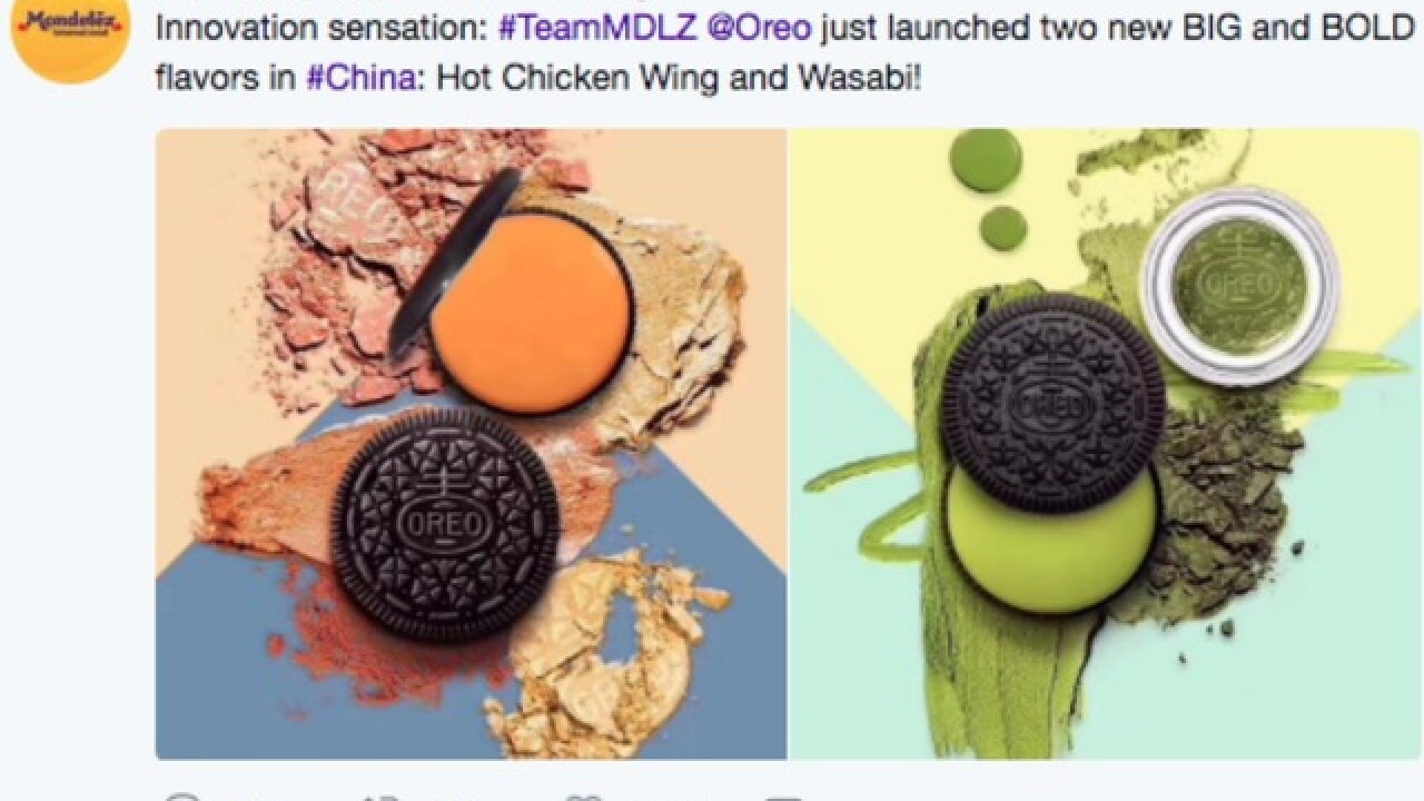 Oreo Chicken Color Oreo is adding some spice to its cookie flavors