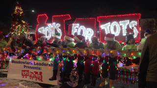 Parade Of Lights in downtown Great Falls (2025)