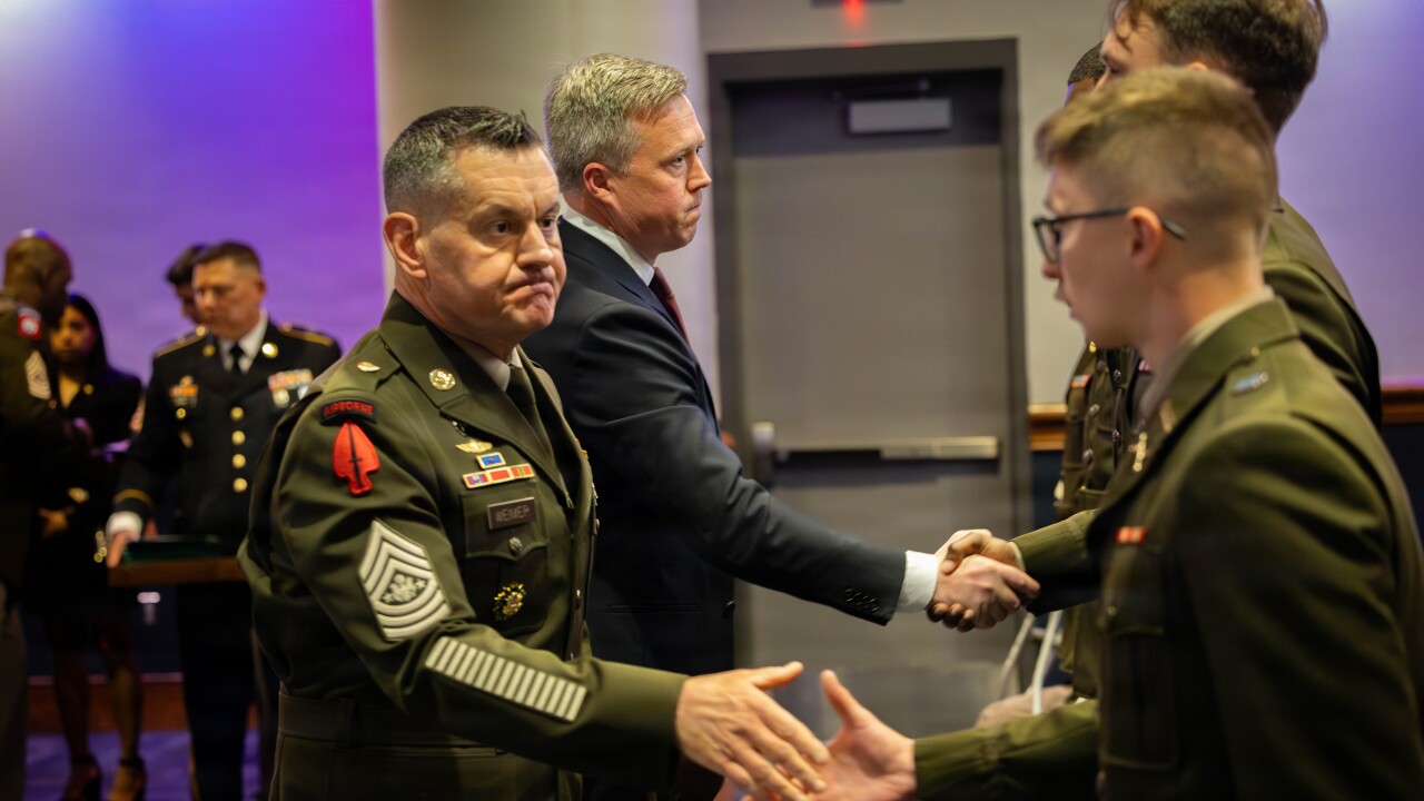 Sec. Army recognizes ODU Army ROTC cadets for their bravery and sacrifice in private ceremony