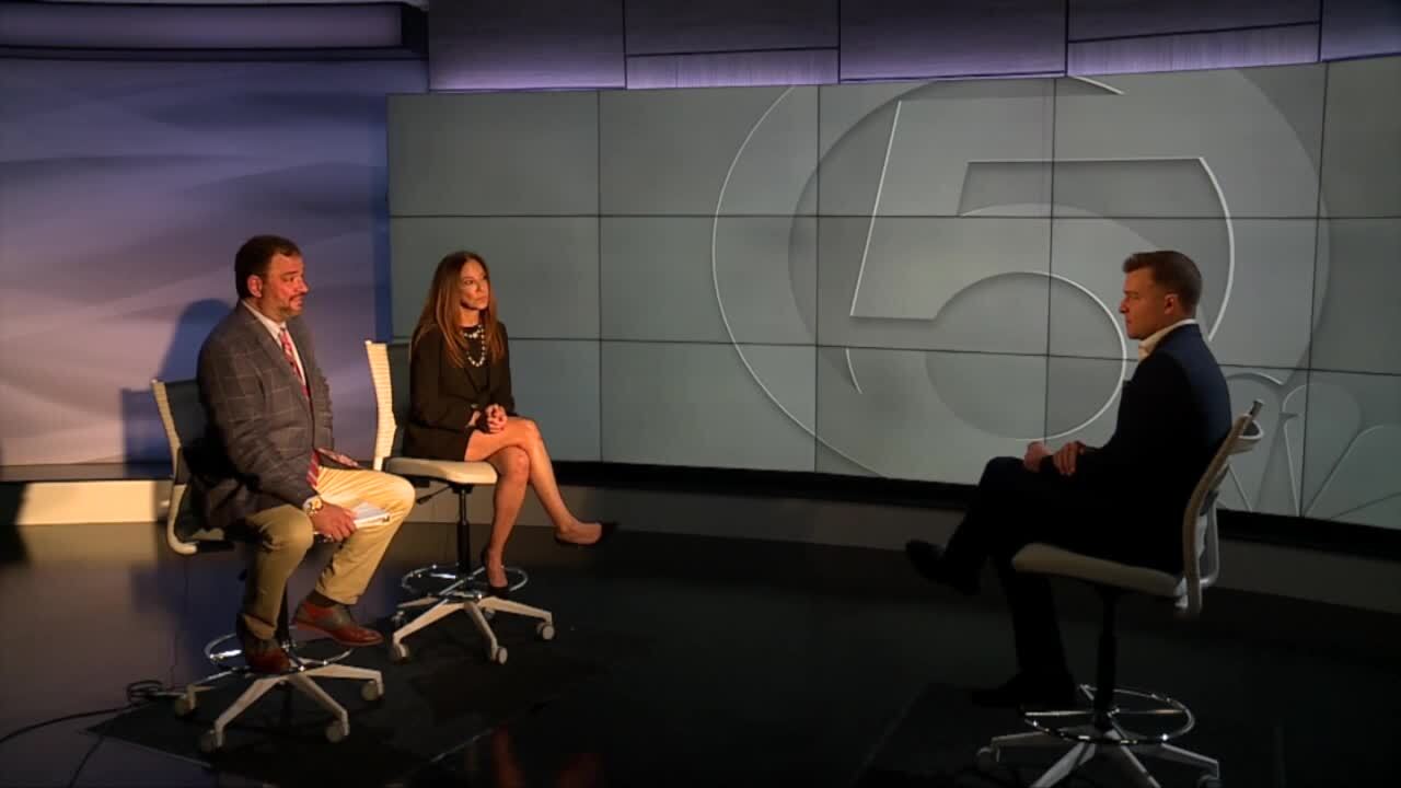 Jay Cashmere listens as Doug Rudman and Michelle Suskauer speak 4 years after Parkland school shooting