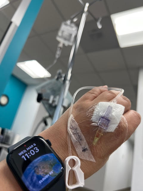 Shaima's first Kanuma infusion