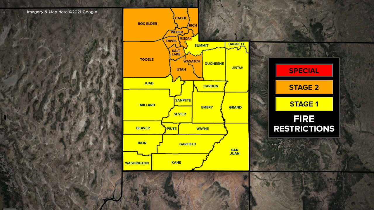 Fire stage restrictions 8/5/21