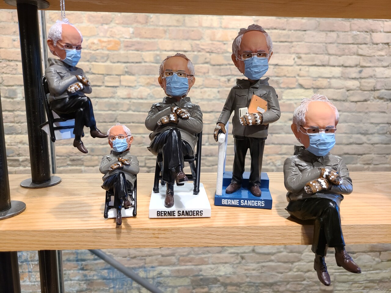At Museum - Bernie Sanders Inauguration Day Bobbleheads.jpg